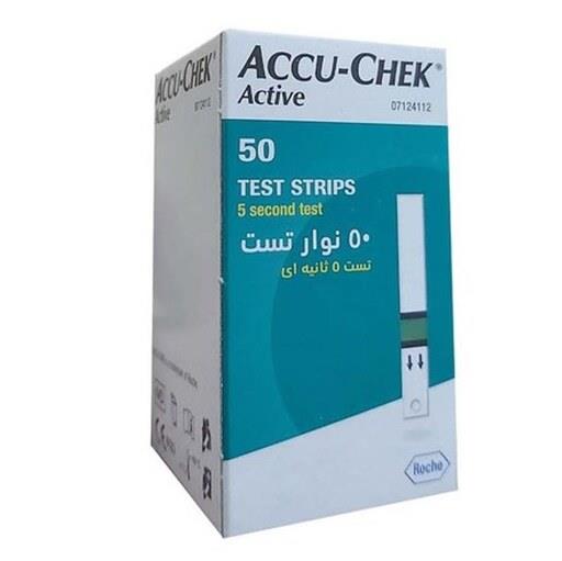 نوار تست قند خون اکیو چک اکتیو 50 عددی (ACCU CHEH Active)